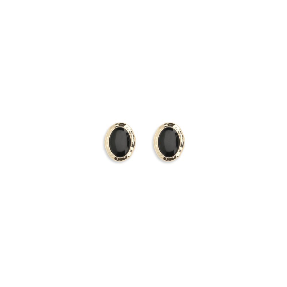 Self-Portrait Black Brass Earrings | Regal Royce