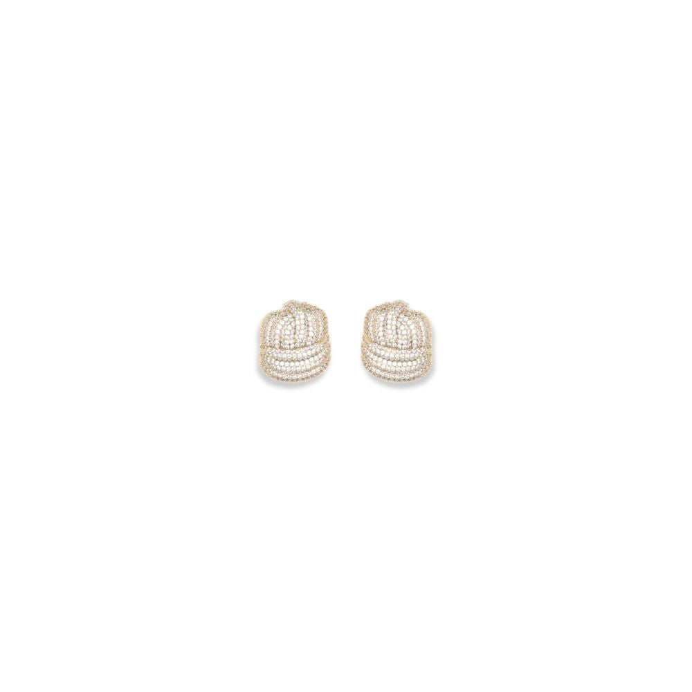 Self-Portrait Gold Brass Earrings | Regal Royce