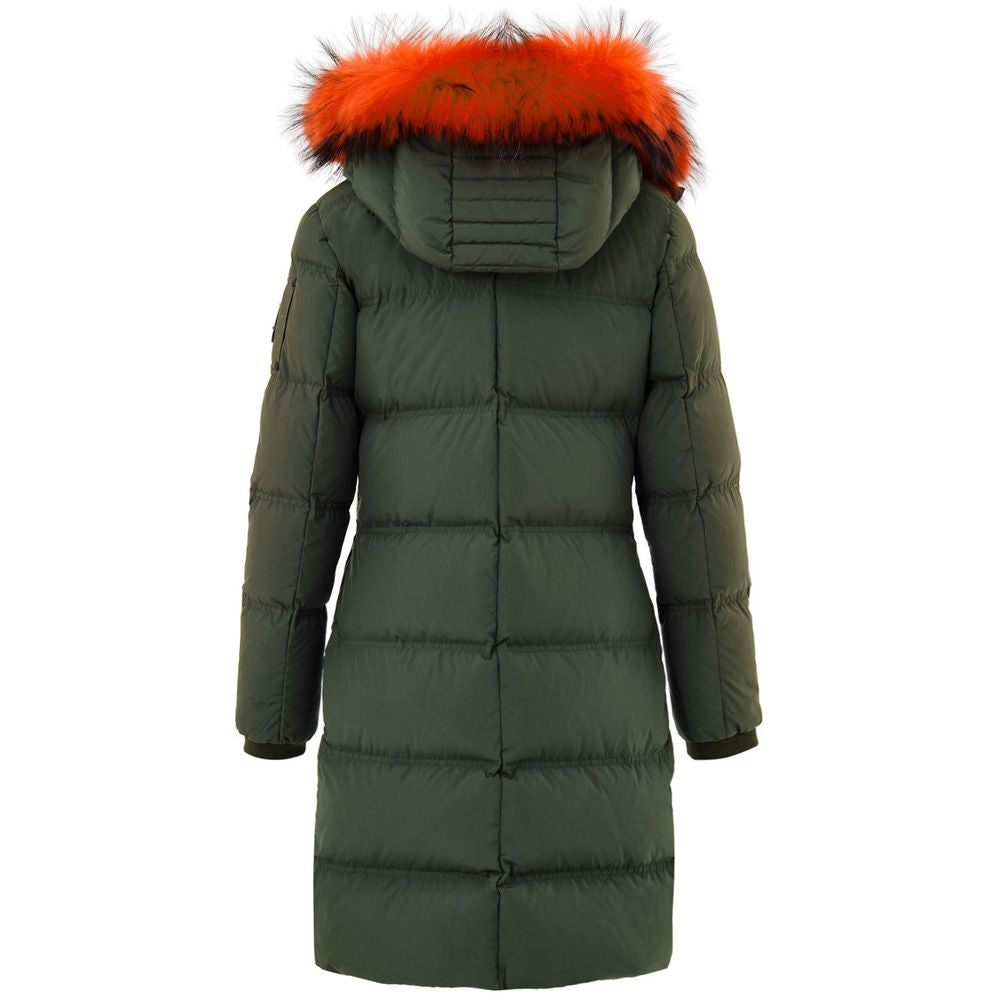 Moose Knuckles Green Cotton Clothing | Regal Royce