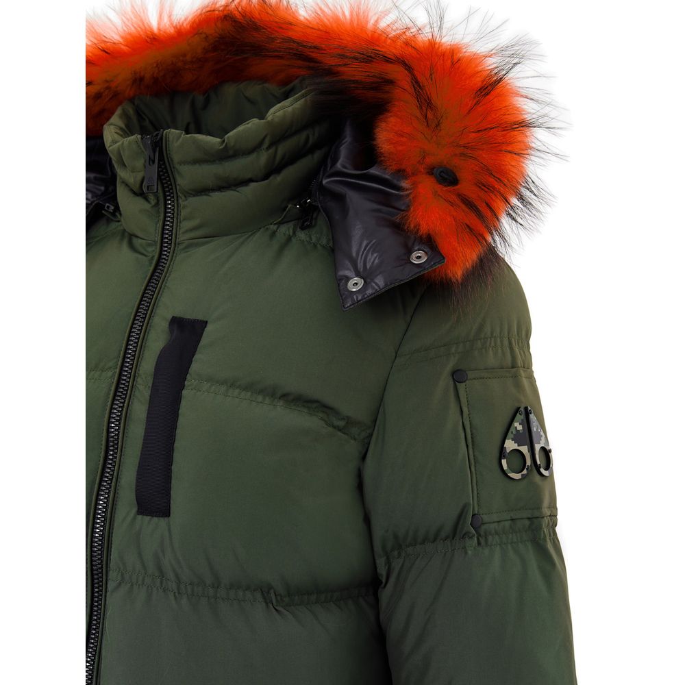 Moose Knuckles Green Cotton Clothing | Regal Royce