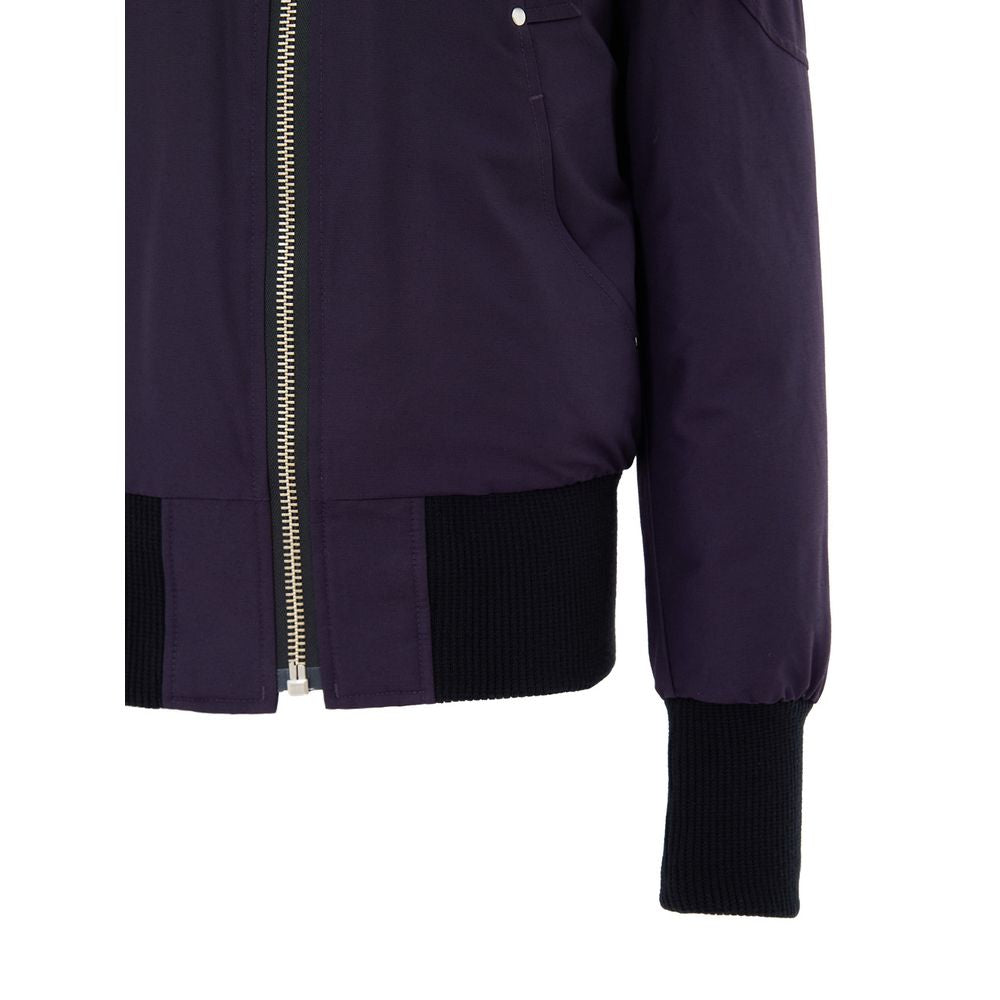 Moose Knuckles Purple Cotton Bomber | Regal Royce