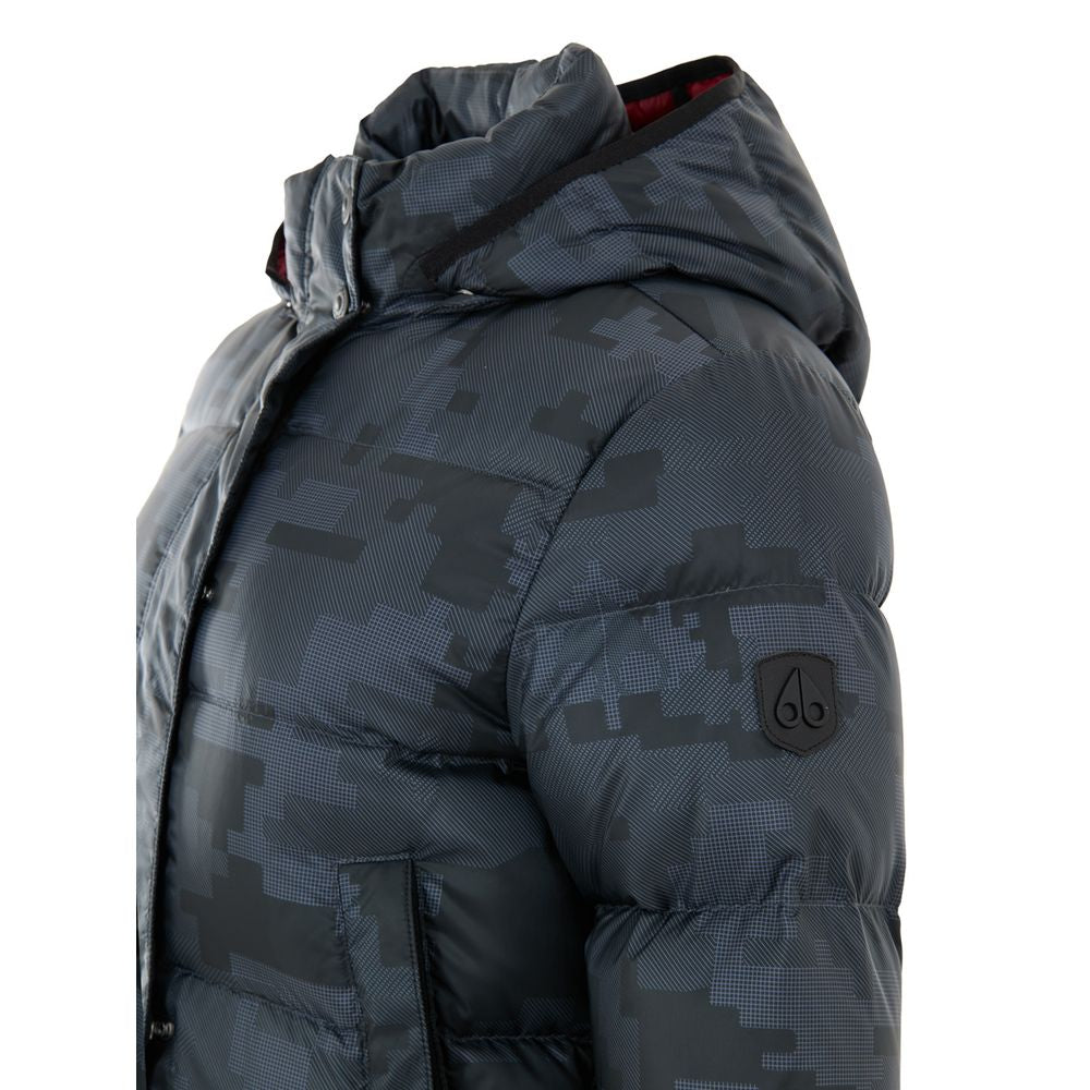 Moose Knuckles Gray Cotton Coat | Regal Royce