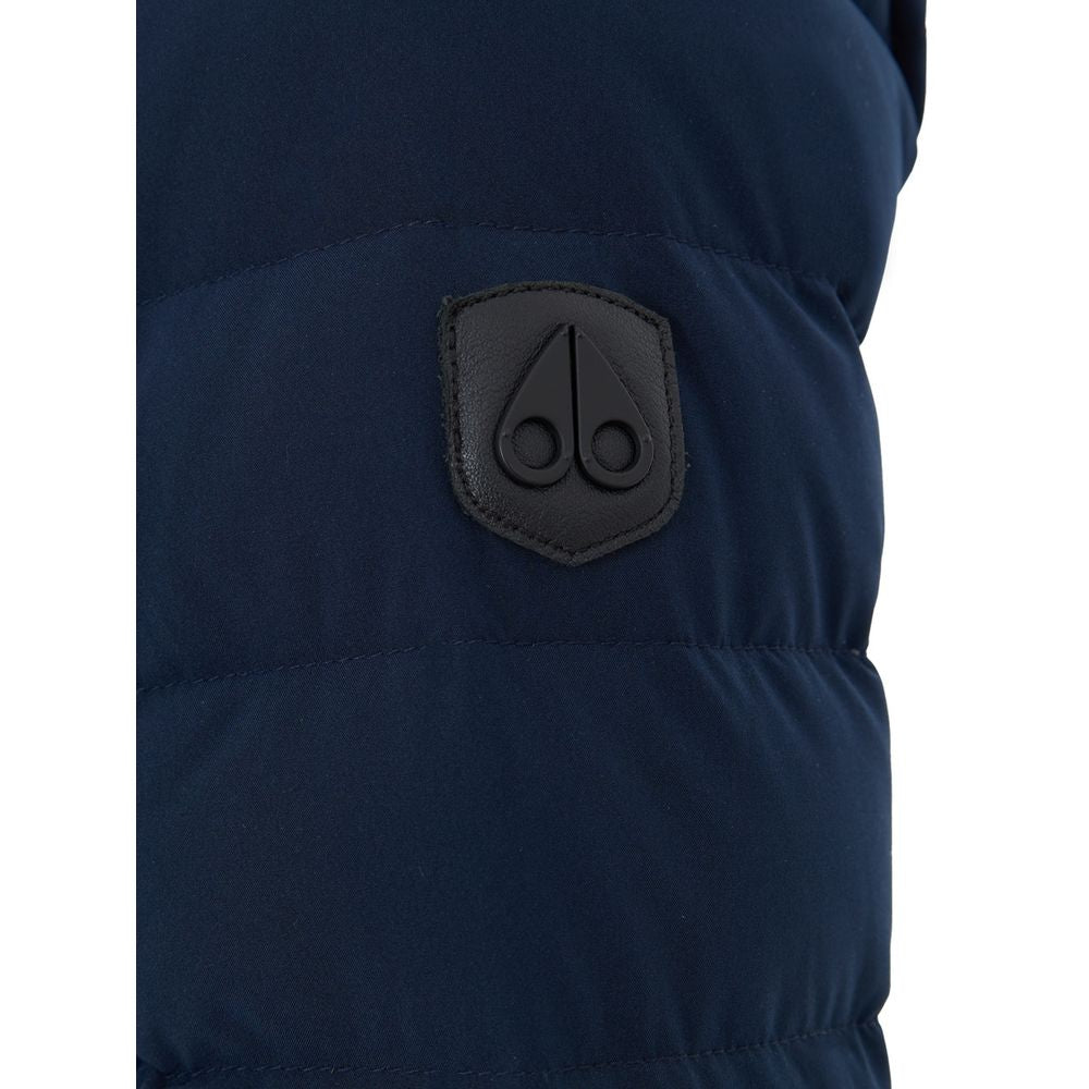 Moose Knuckles Blue Cotton Coat | Regal Royce