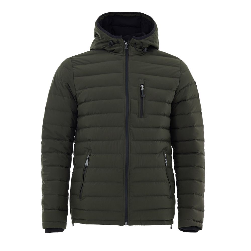 Moose Knuckles Green Nylon Full-Length Jacket | Regal Royce