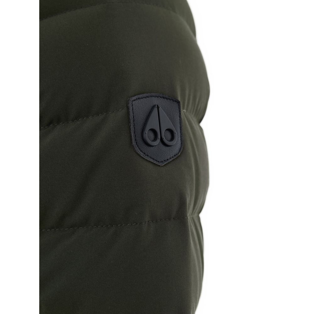 Moose Knuckles Green Nylon Full-Length Jacket | Regal Royce