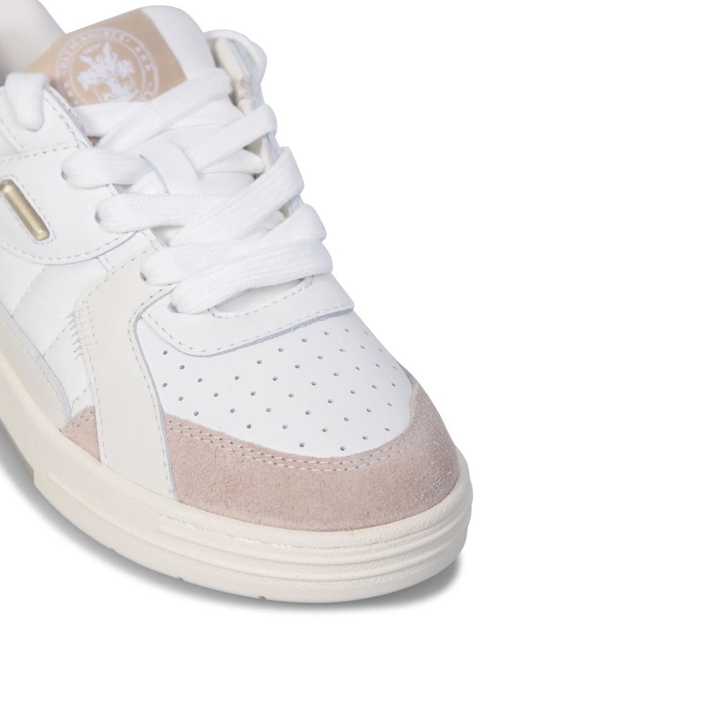 Palm Angels White Calfskin Sneakers | Regal Royce