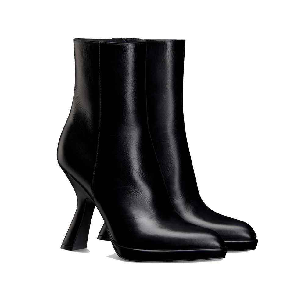 Dior Black Calfskin Ankle Boots | Regal Royce