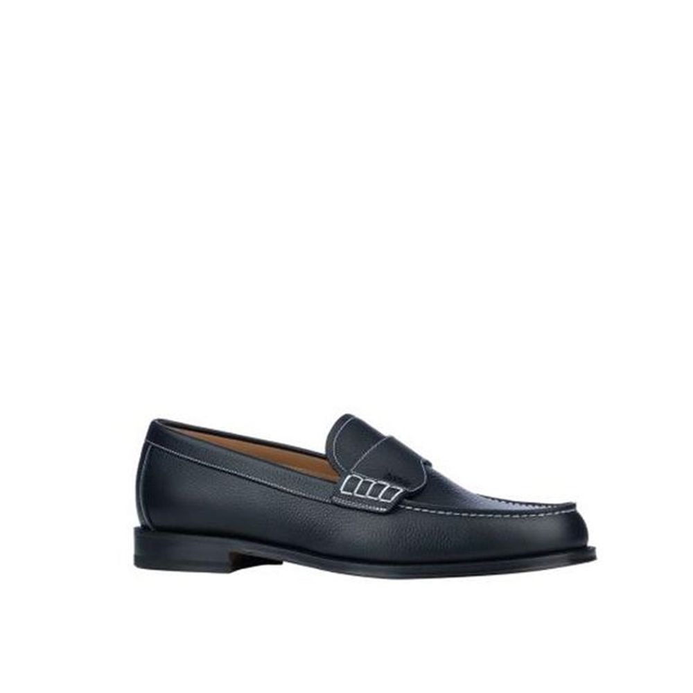 Dior Black Calfskin Slip-On Loafers | Regal Royce