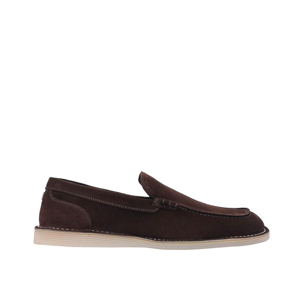 Dolce & Gabbana Brown Calfskin Slip-On Loafers | Regal Royce