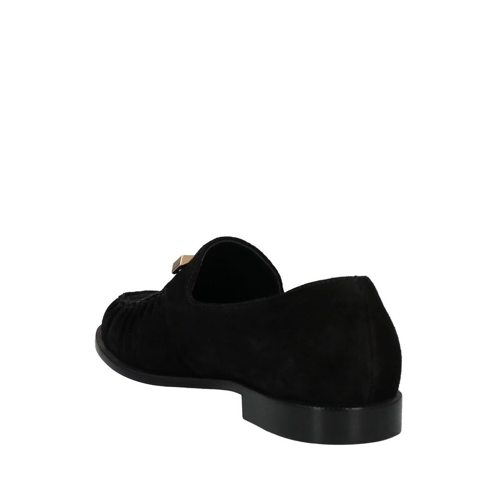 Giuseppe Zanotti Black Calfskin Slip-On Loafers | Regal Royce