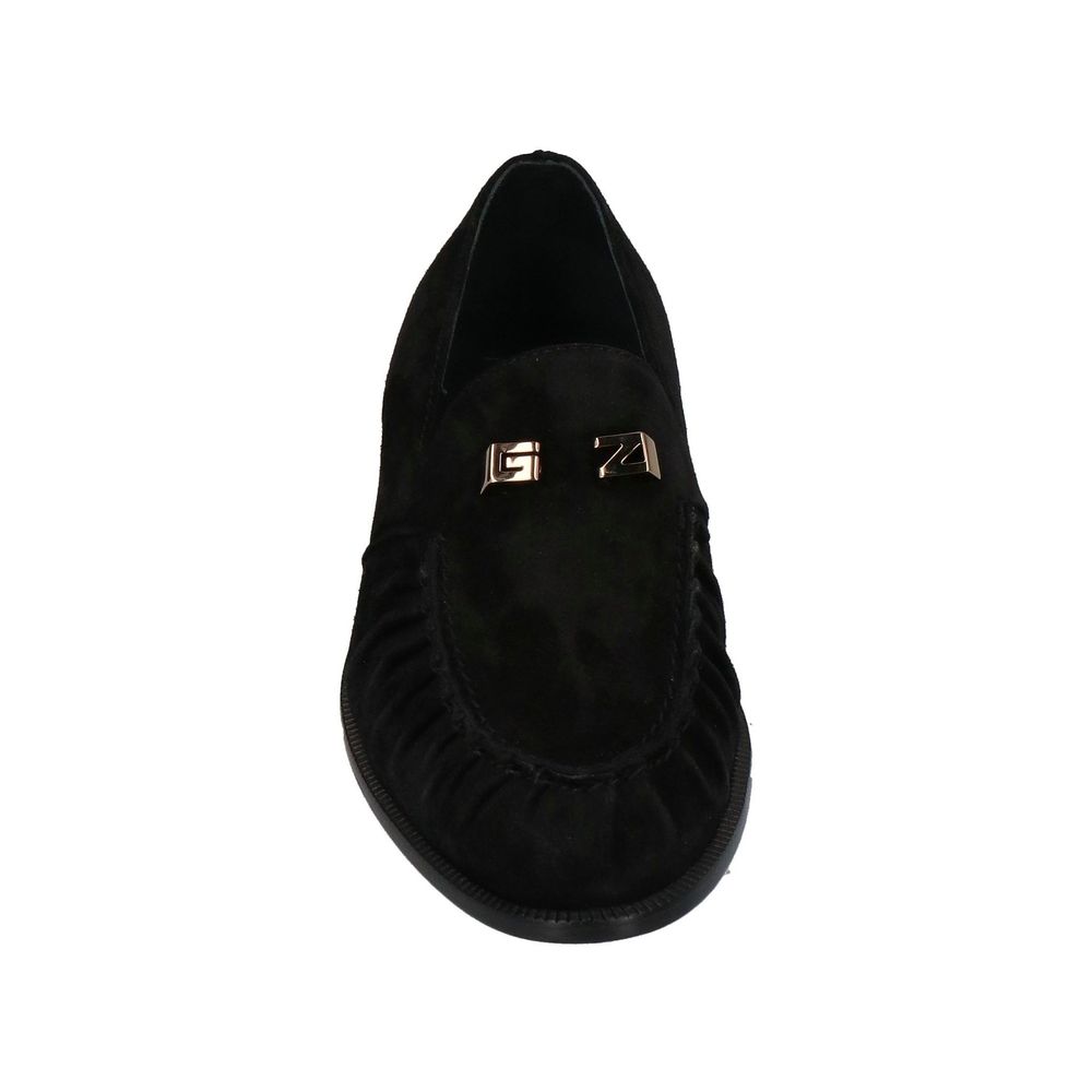 Giuseppe Zanotti Black Calfskin Slip-On Loafers | Regal Royce