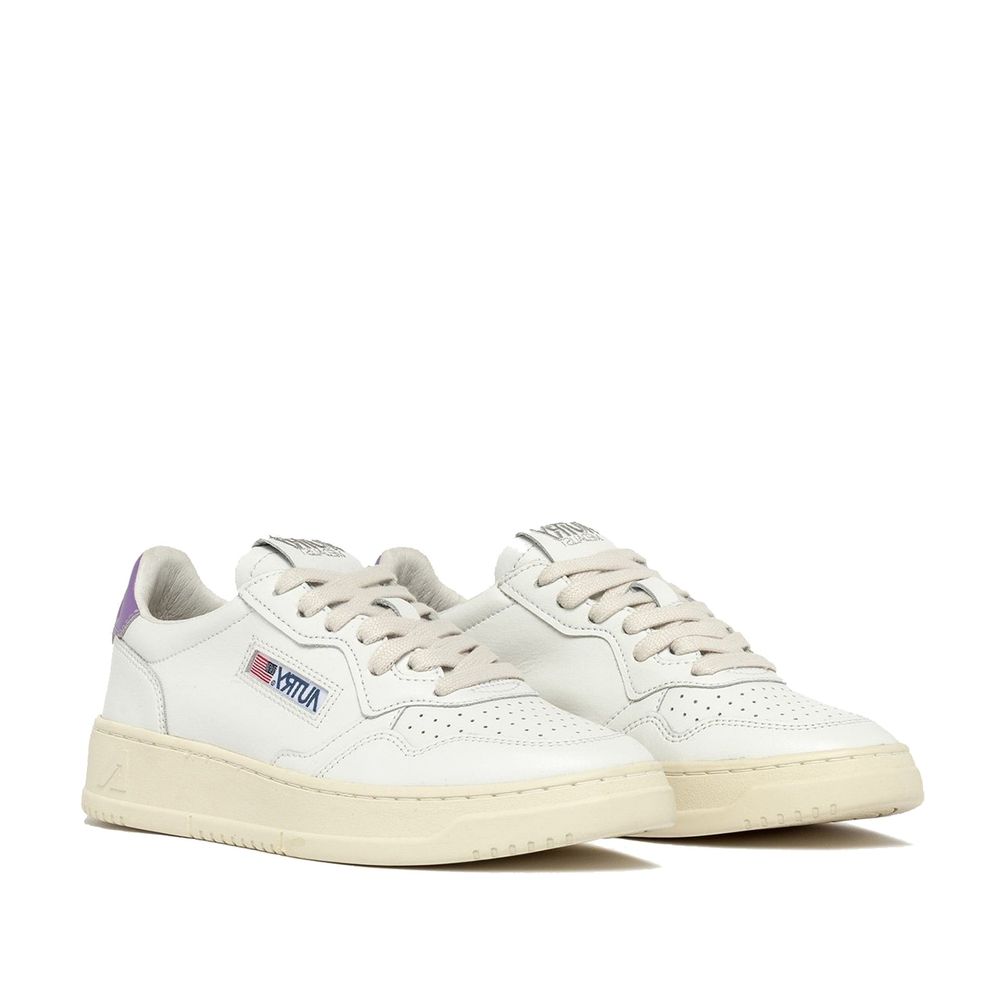 Autry White Leather Low Top Sneakers | Regal Royce