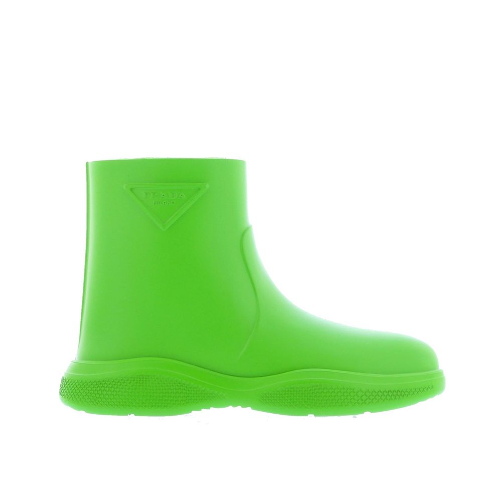 Prada Bicolor Rubber Rain Boots | Regal Royce