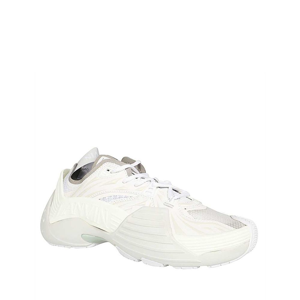 Lanvin White Polyethylene Athletic Sneakers | Regal Royce