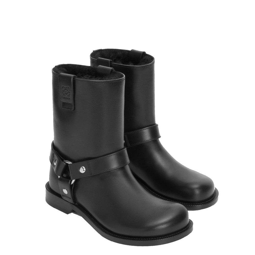 Loewe Black Calfskin Ankle Boots | Regal Royce
