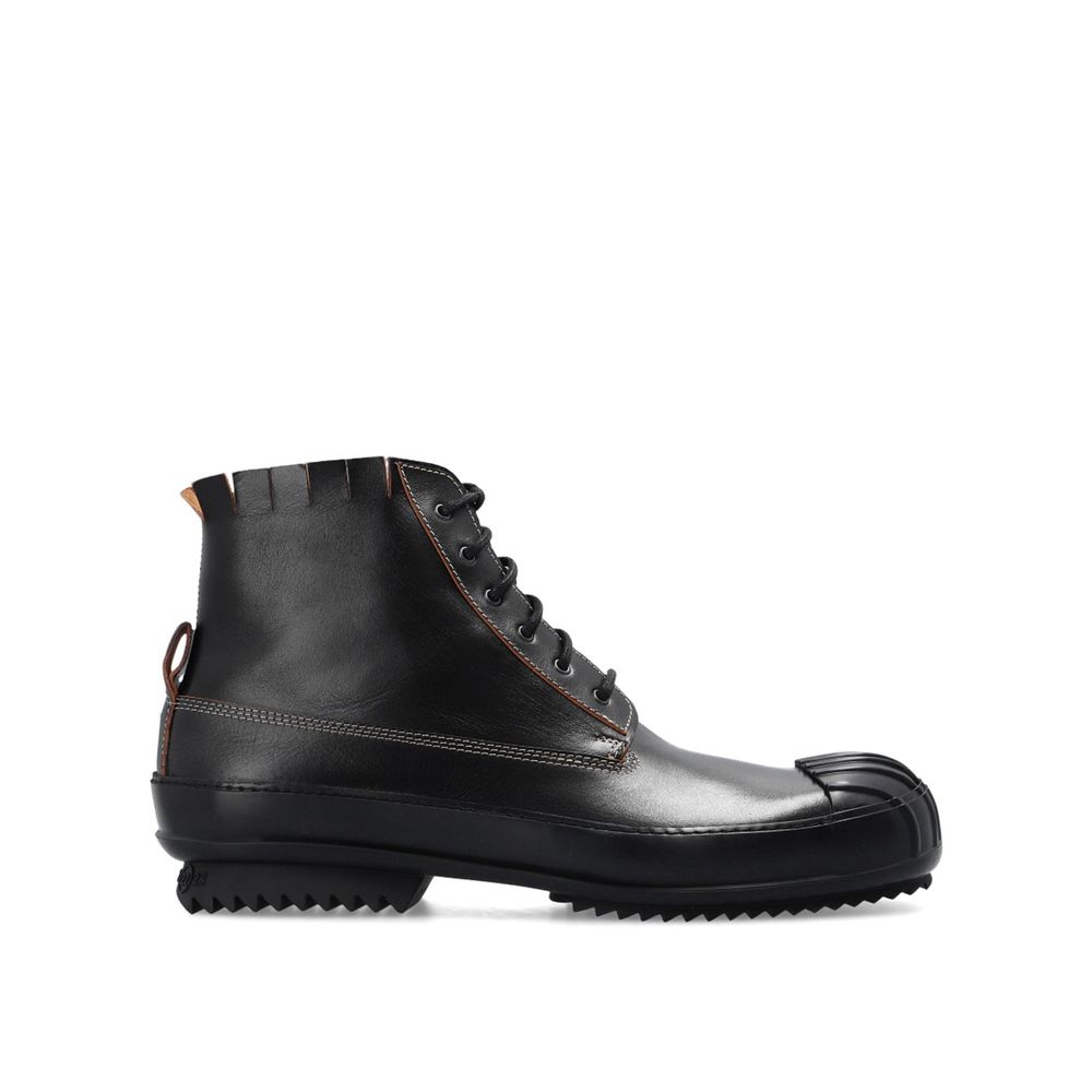 Maison Margiela Black Calfskin Lace-Up Boots | Regal Royce
