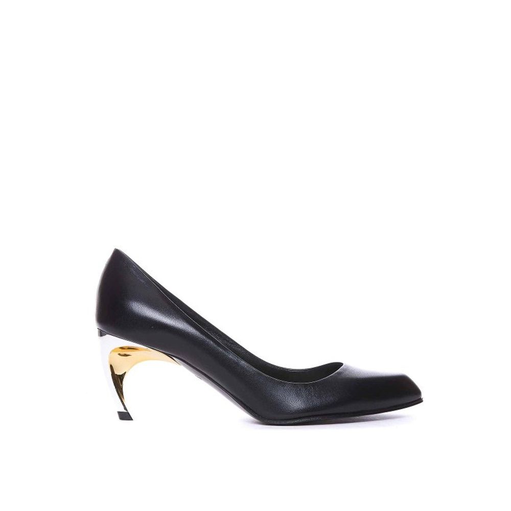 Alexander McQueen Black Lambskin High Heel Pumps | Regal Royce
