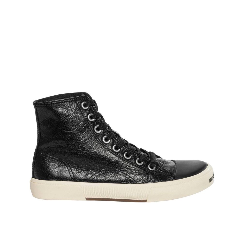 Balenciaga Black Calfskin High Top Sneakers | Regal Royce