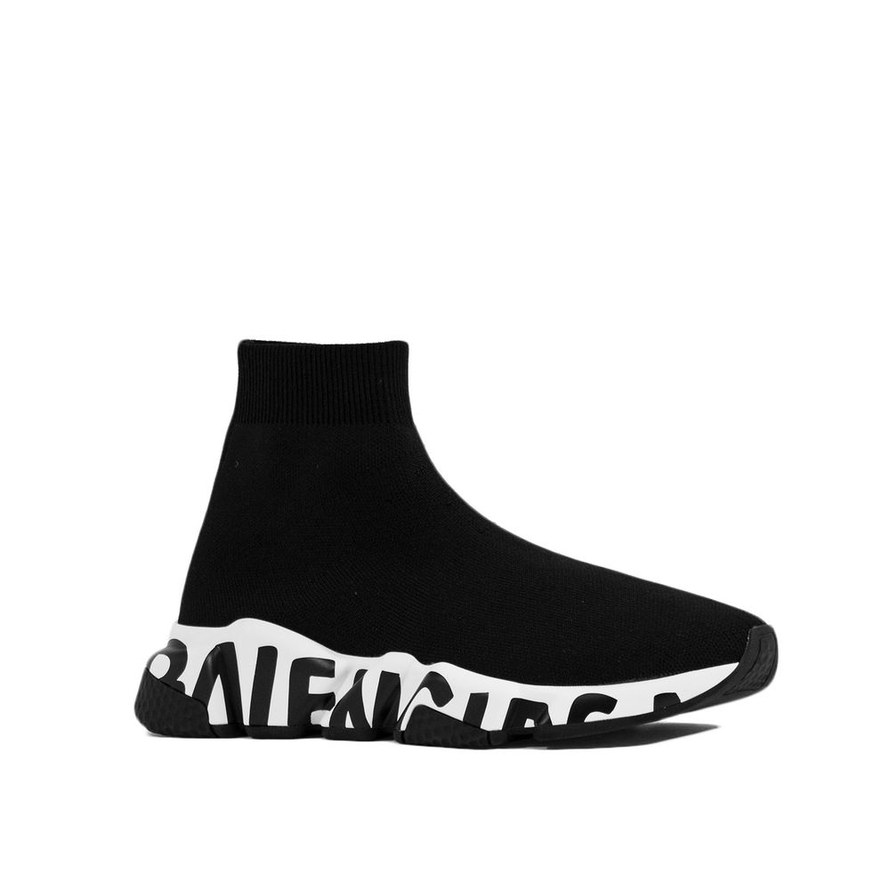 Balenciaga Black Fabric Athletic Sneakers | Regal Royce
