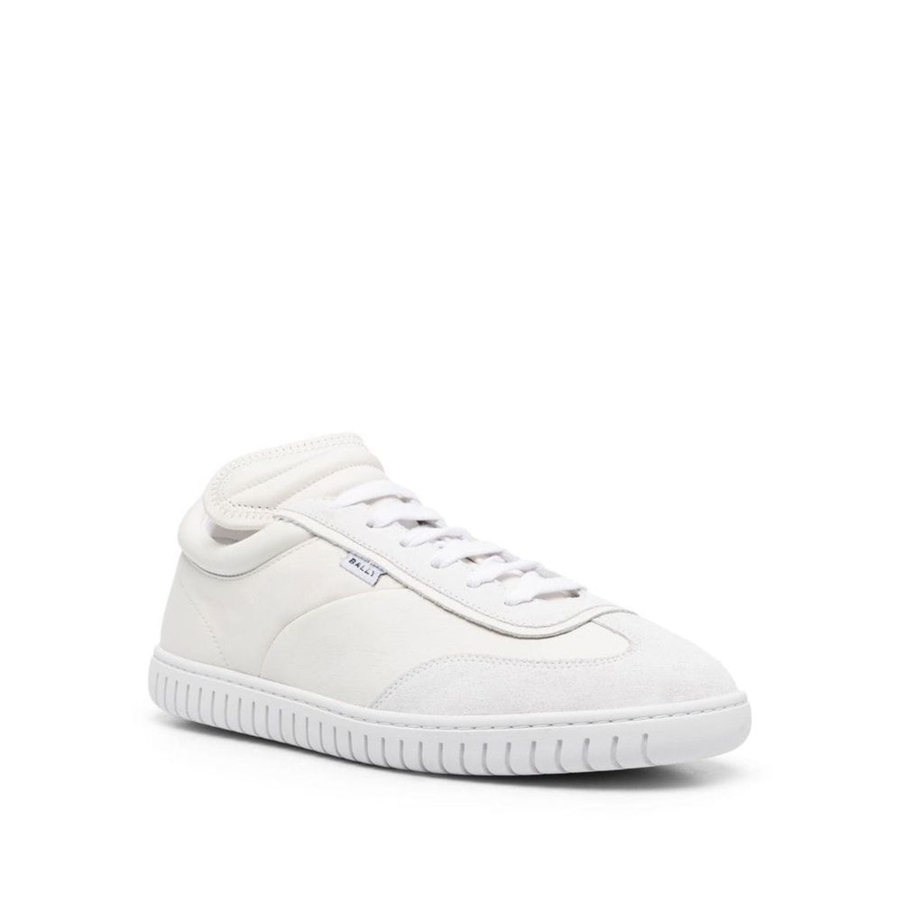 Bally White Calfskin Low Top Sneakers | Regal Royce