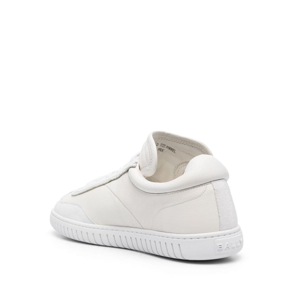 Bally White Calfskin Low Top Sneakers | Regal Royce