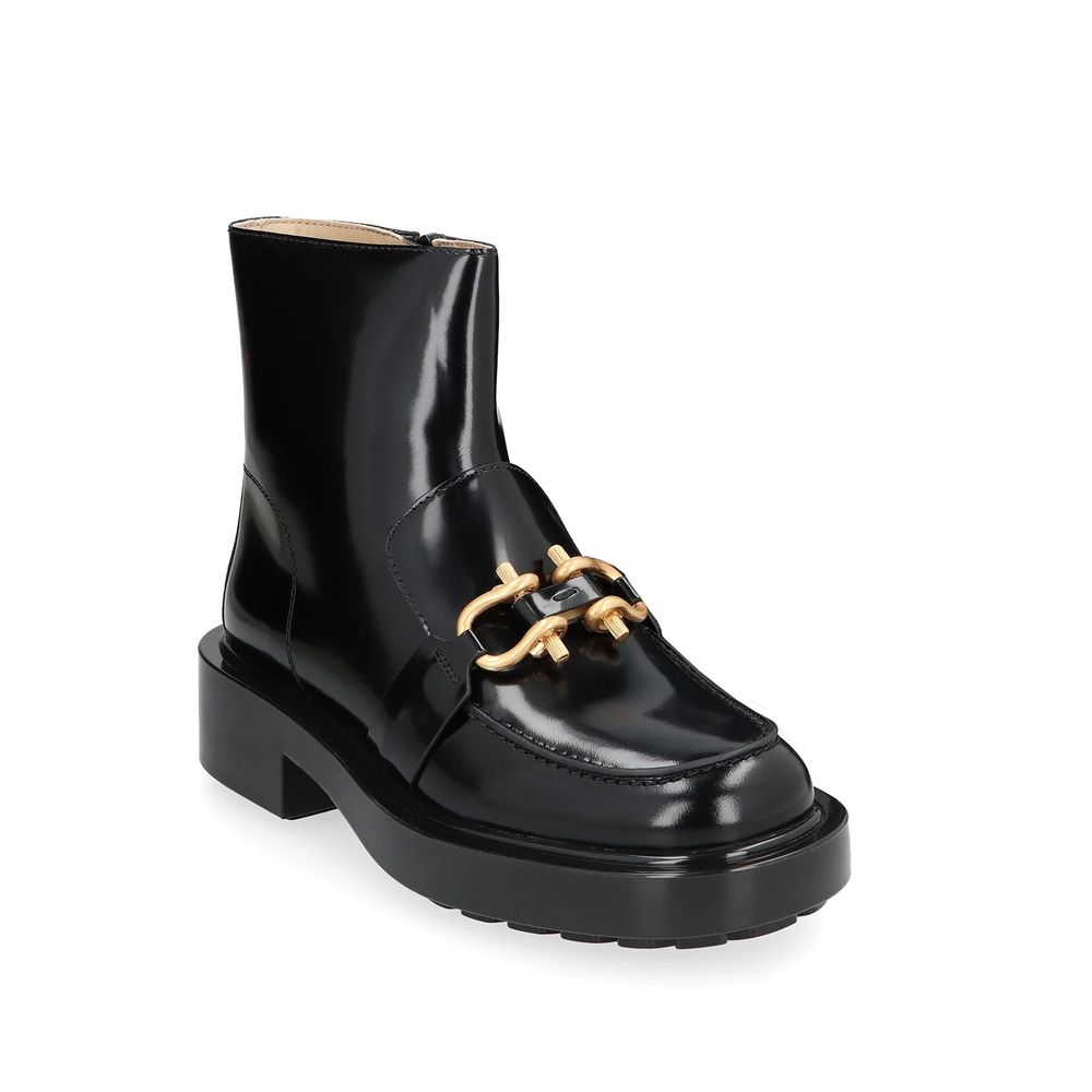 Bottega Veneta Black Calfskin Ankle Boots | Regal Royce