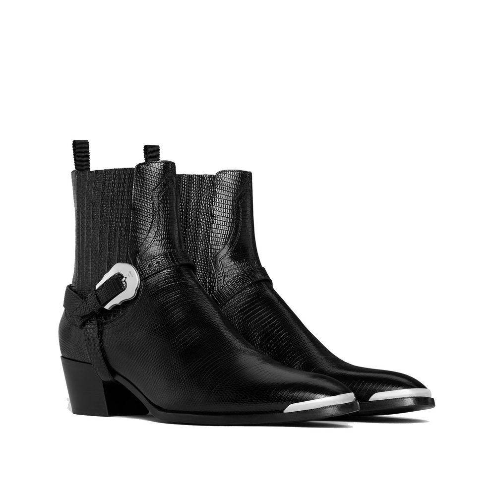 Celine Black Calfskin Chelsea Boots | Regal Royce