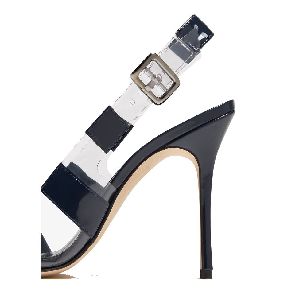 Manolo Blahnik Blue Calfskin High Heel Pumps | Regal Royce