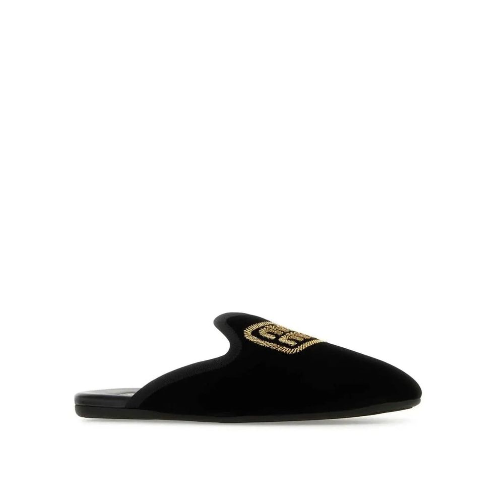 Miu Miu Black Calfskin Mules | Regal Royce