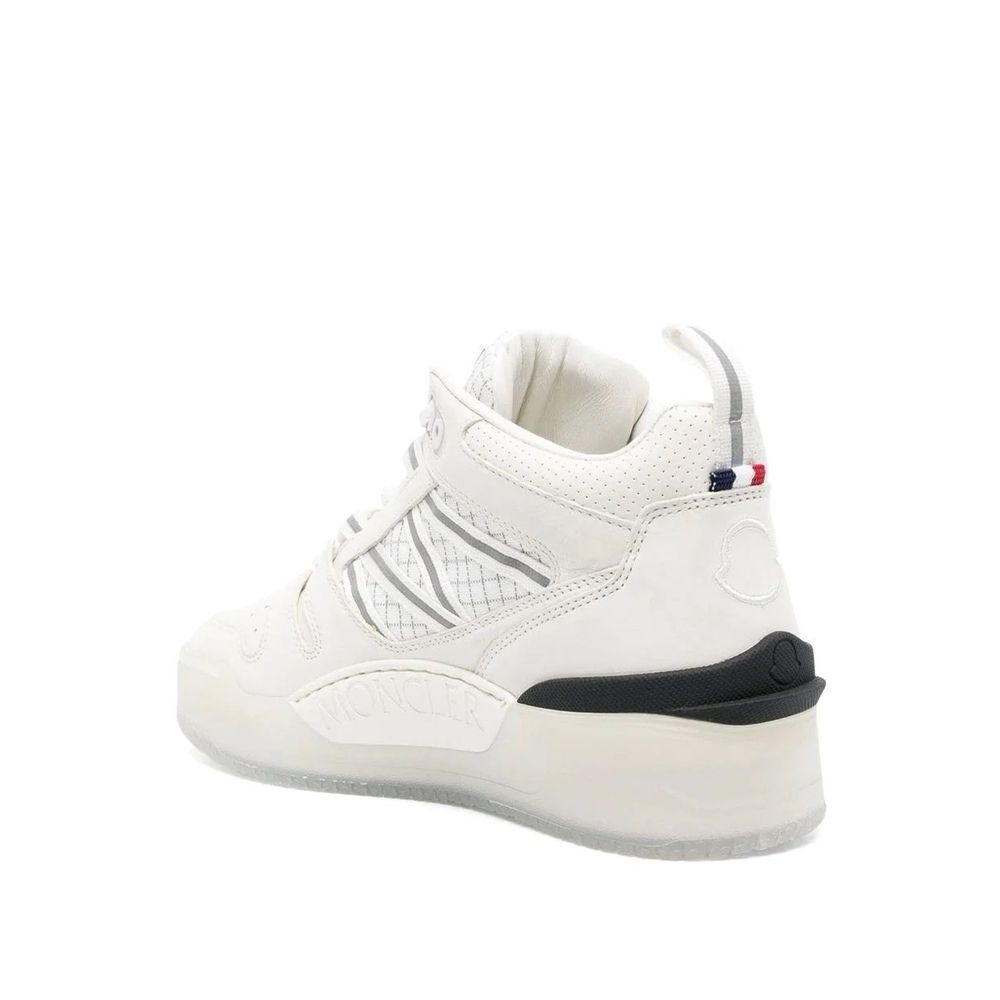 Moncler White Calfskin Athletic Sneakers | Regal Royce