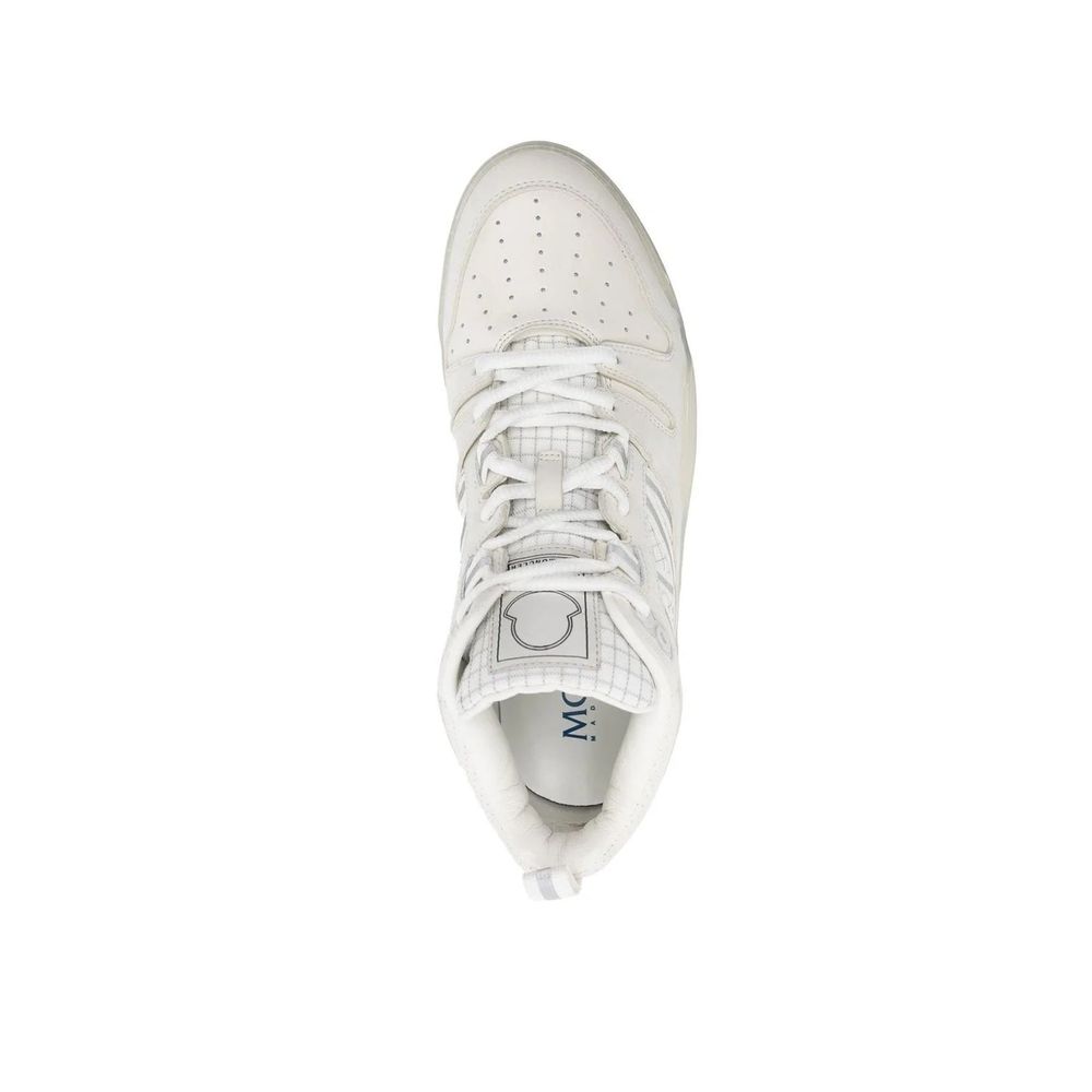 Moncler White Calfskin Athletic Sneakers | Regal Royce