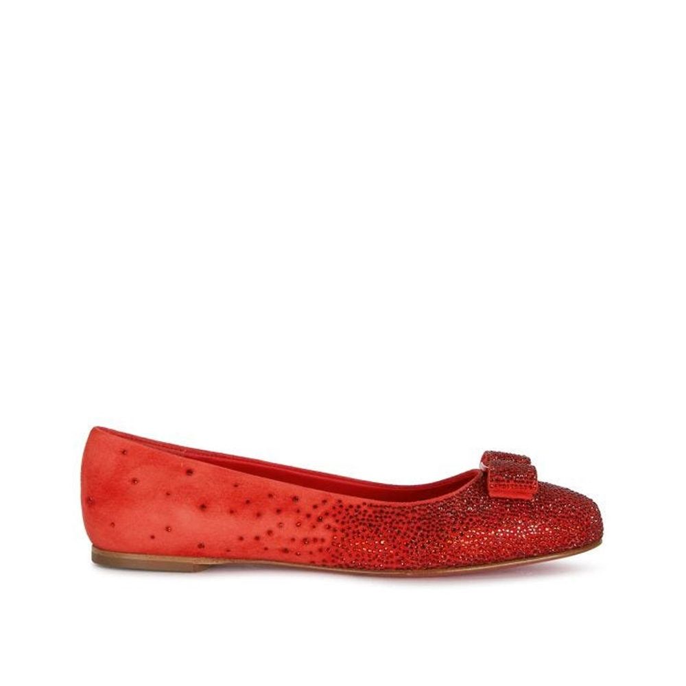 Salvatore Ferragamo Multicolor Calfskin Ballet Flats | Regal Royce