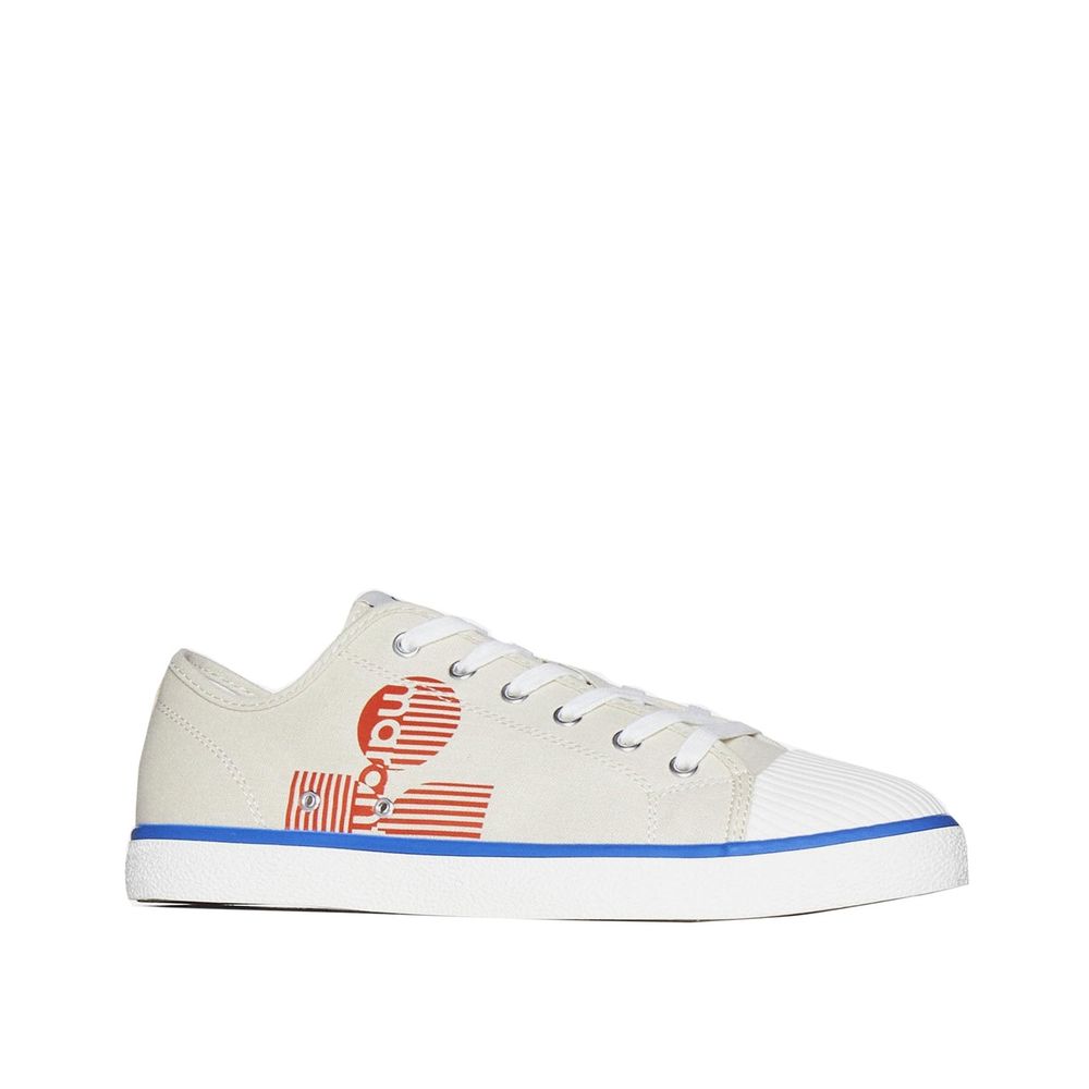 Isabel Marant Beige Canvas Low Top Sneakers | Regal Royce