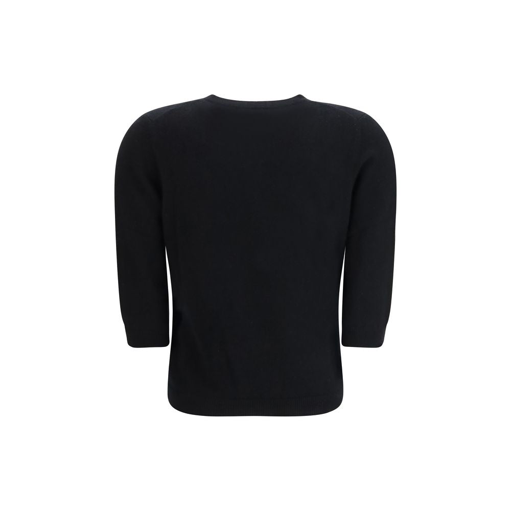 Allude Black Cashmere Sweatshirt | Regal Royce