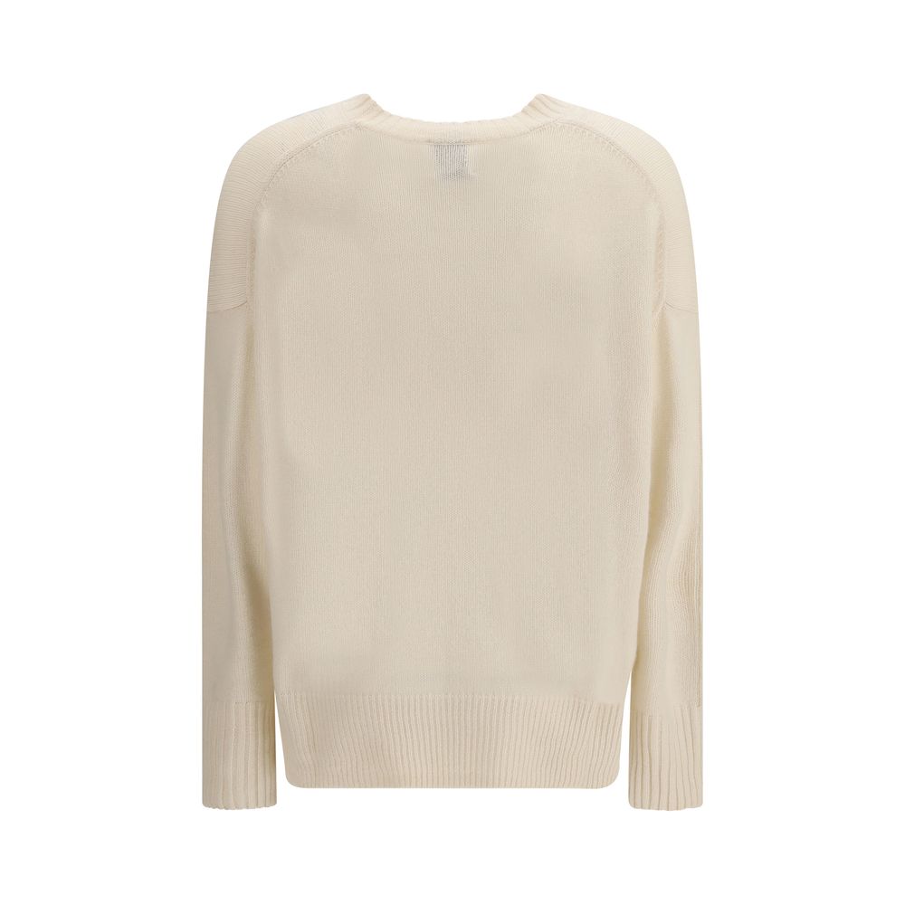 Allude Cream Cashmere Cashmere Sweater | Regal Royce