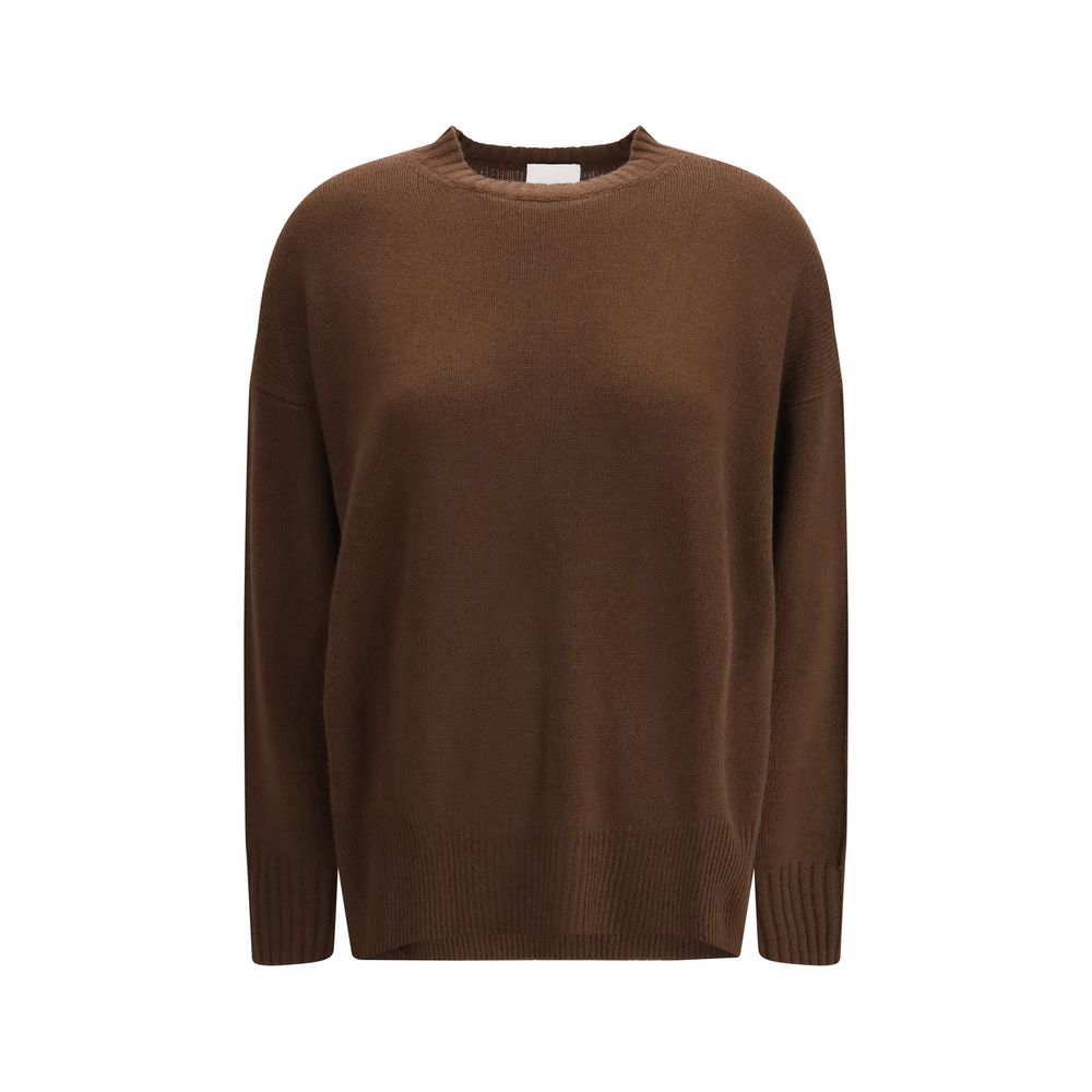 Allude Brown Cashmere Cashmere Sweater | Regal Royce