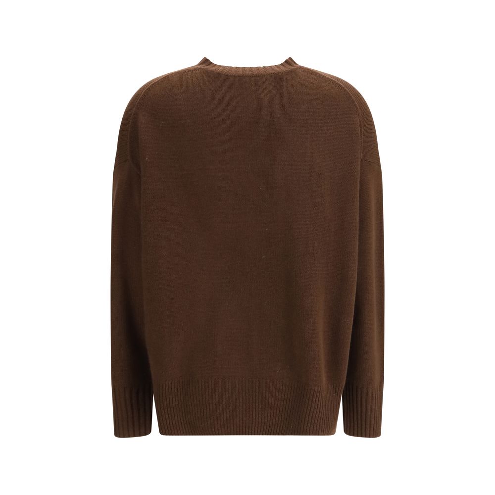 Allude Brown Cashmere Cashmere Sweater | Regal Royce