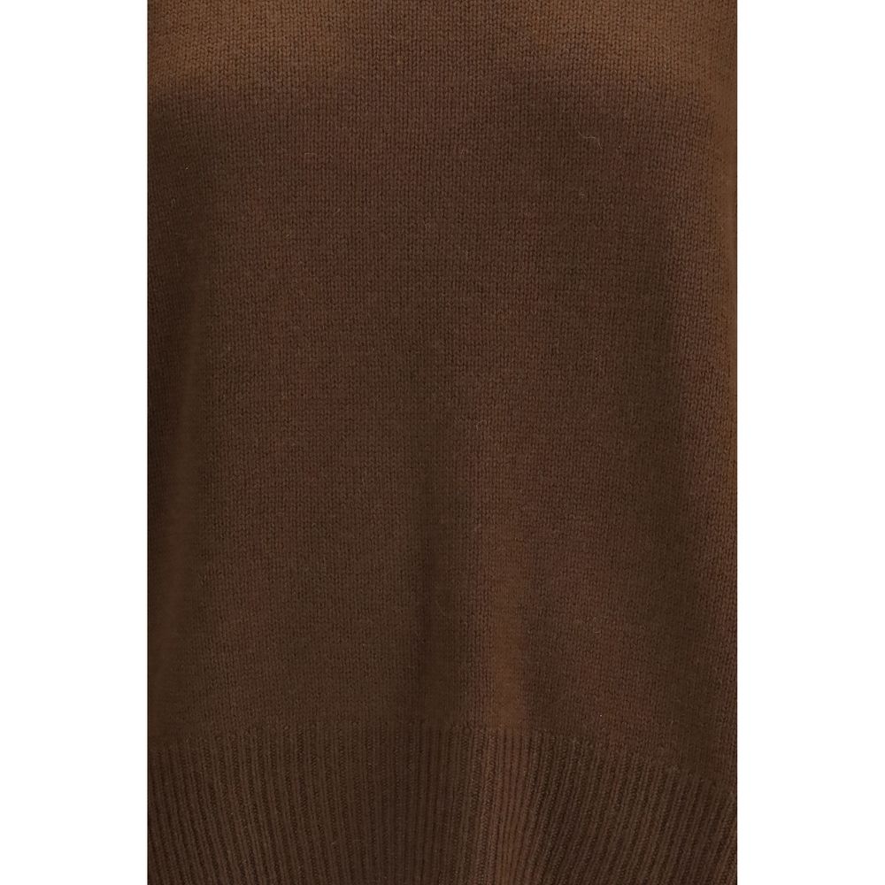 Allude Brown Cashmere Cashmere Sweater | Regal Royce