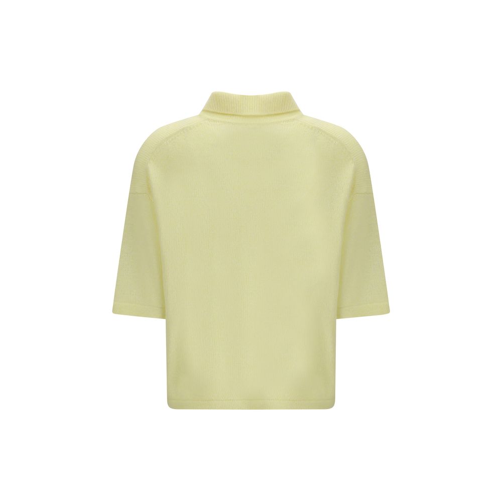 Allude Bicolor Cashmere Polo Shirt | Regal Royce