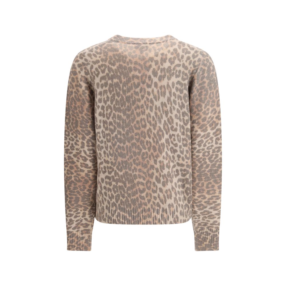 Ganni Brown Wool Sweatshirt | Regal Royce