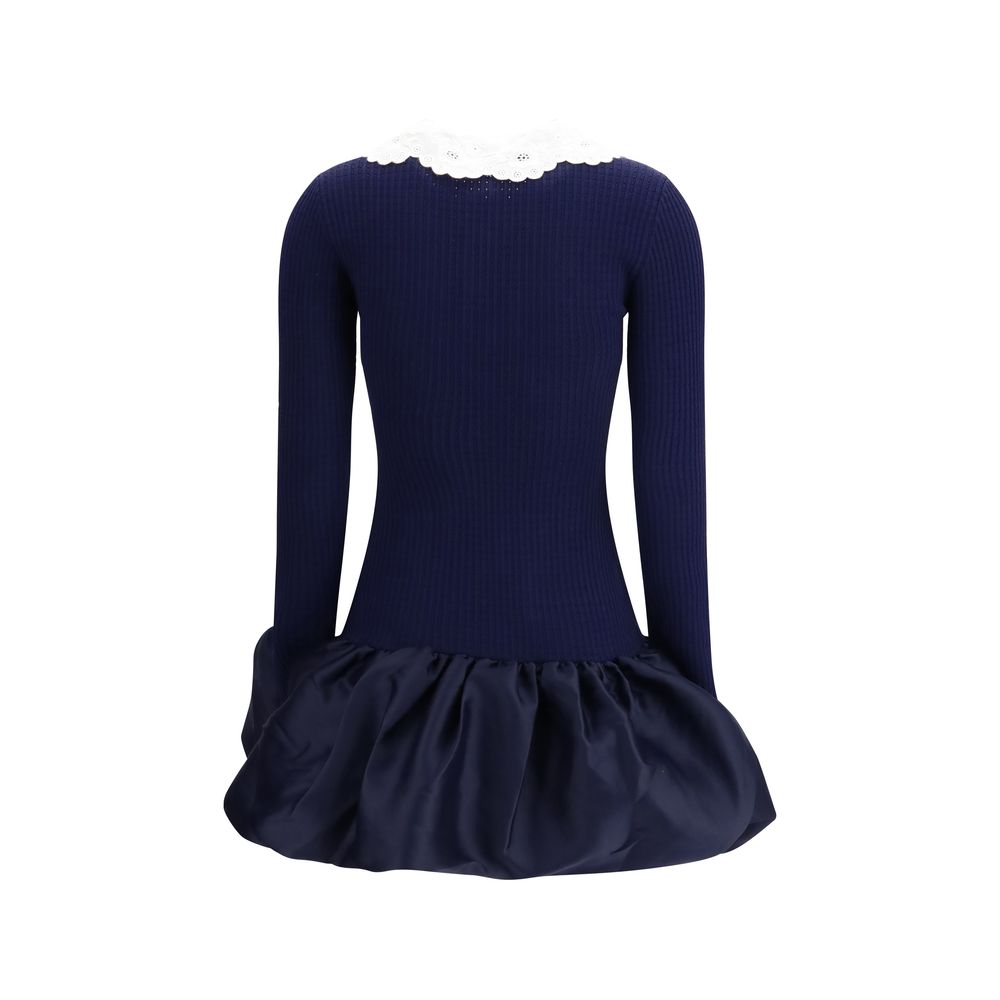 Self-Portrait Blue Viscose Cocktail Dress | Regal Royce