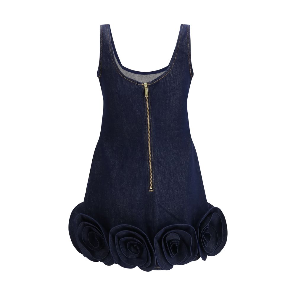 Self-Portrait Blue Cotton Casual Dress | Regal Royce