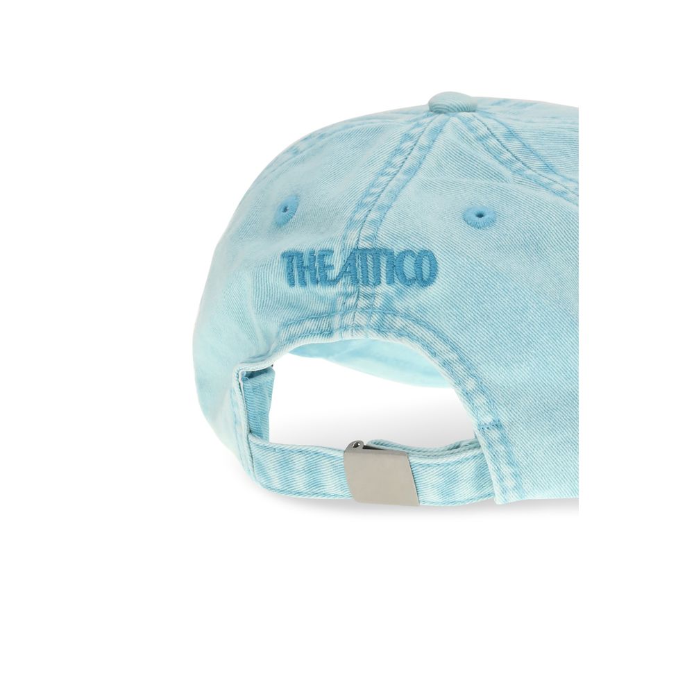 The Attico Light Blue Cotton Cap (Baseball Hat) | Regal Royce