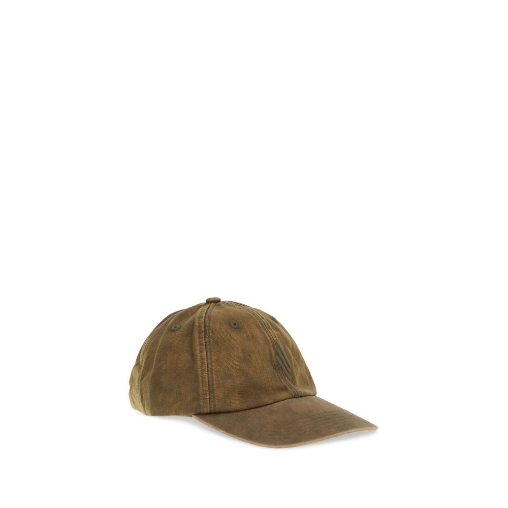 The Attico Brown Cotton Cap (Baseball Hat) | Regal Royce