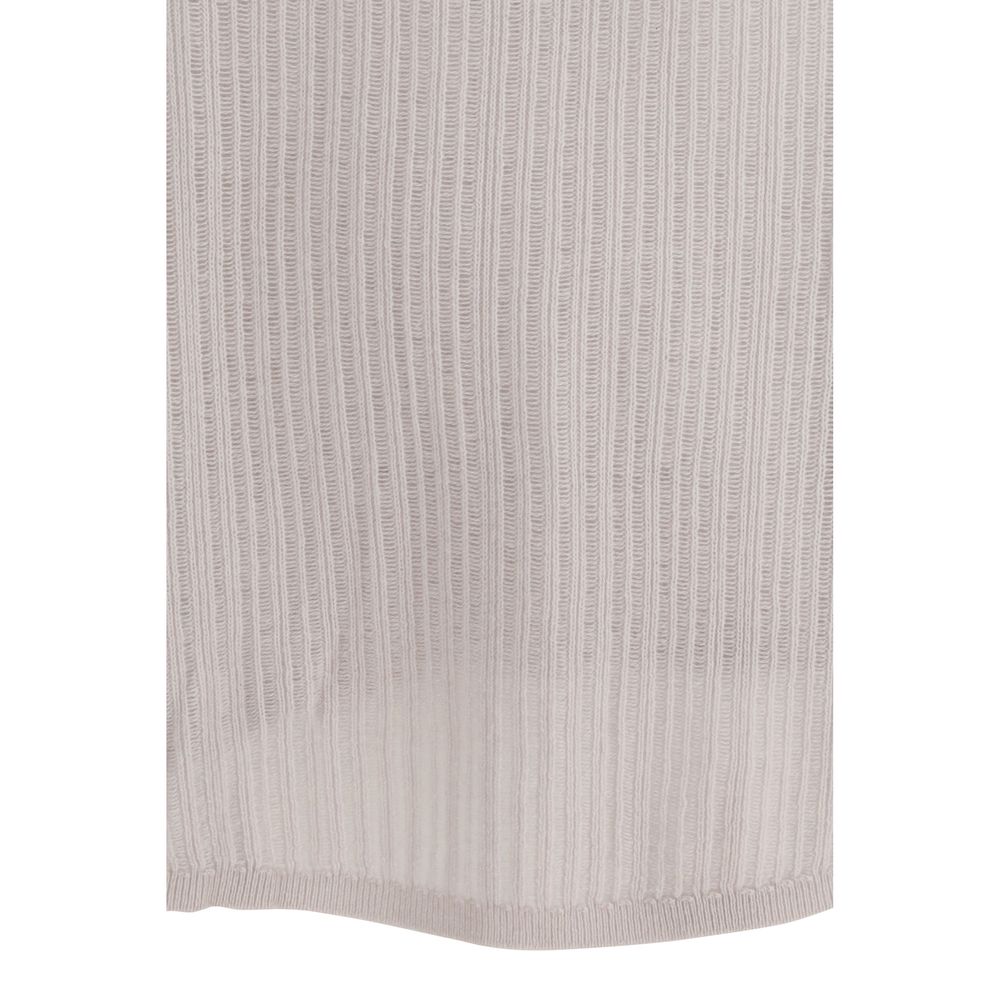 Allude White Cashmere Cashmere Sweater | Regal Royce