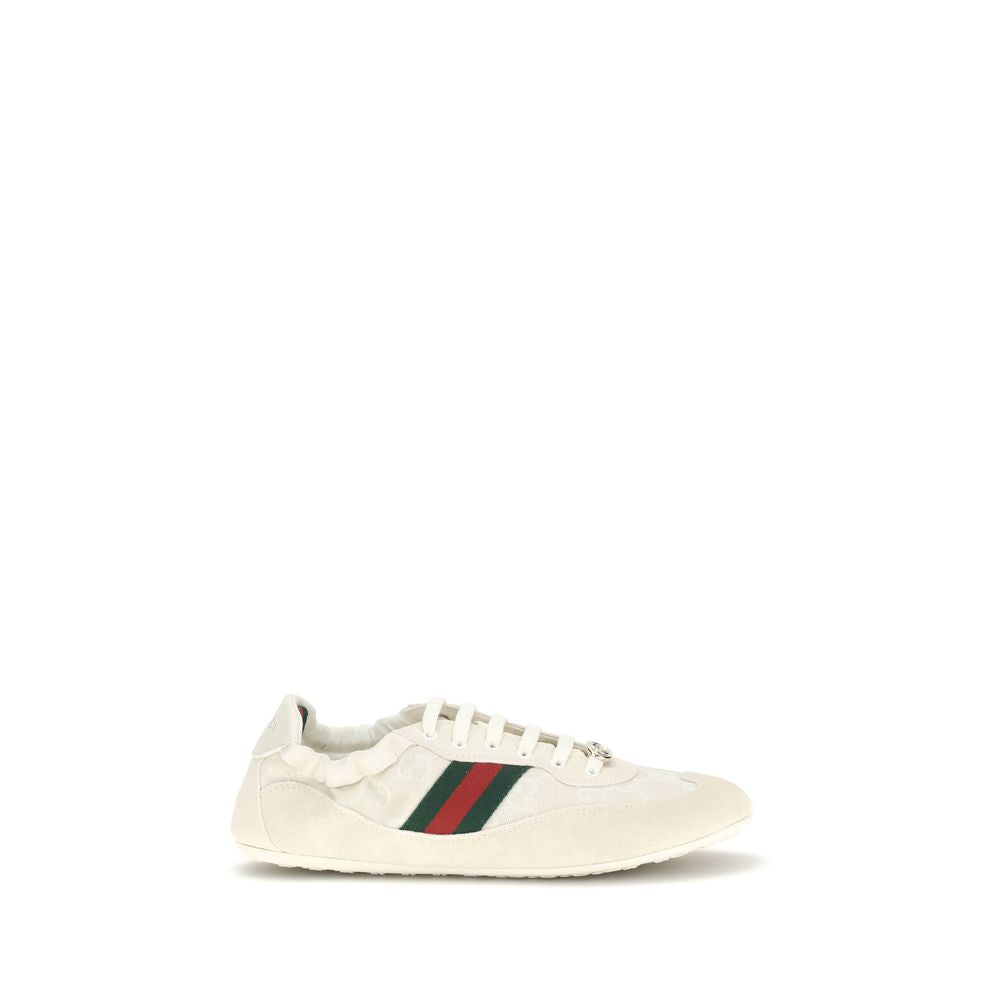 Gucci Cream Calf Leather Bos Taurus Low Top Sneakers | Regal Royce