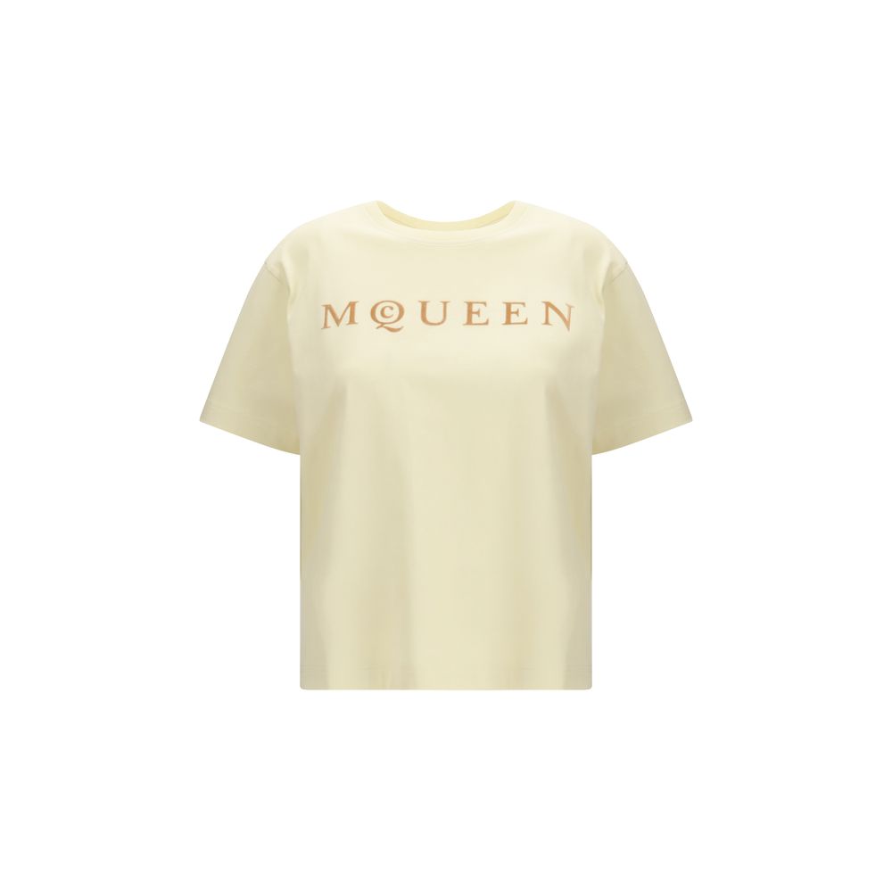 Alexander McQueen Bicolor Cotton T-Shirt | Regal Royce
