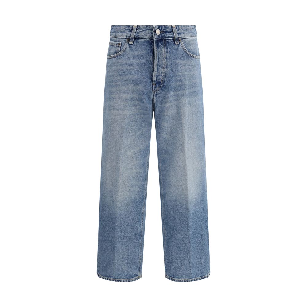 Haikure Blue Cotton Boyfriend Jeans | Regal Royce