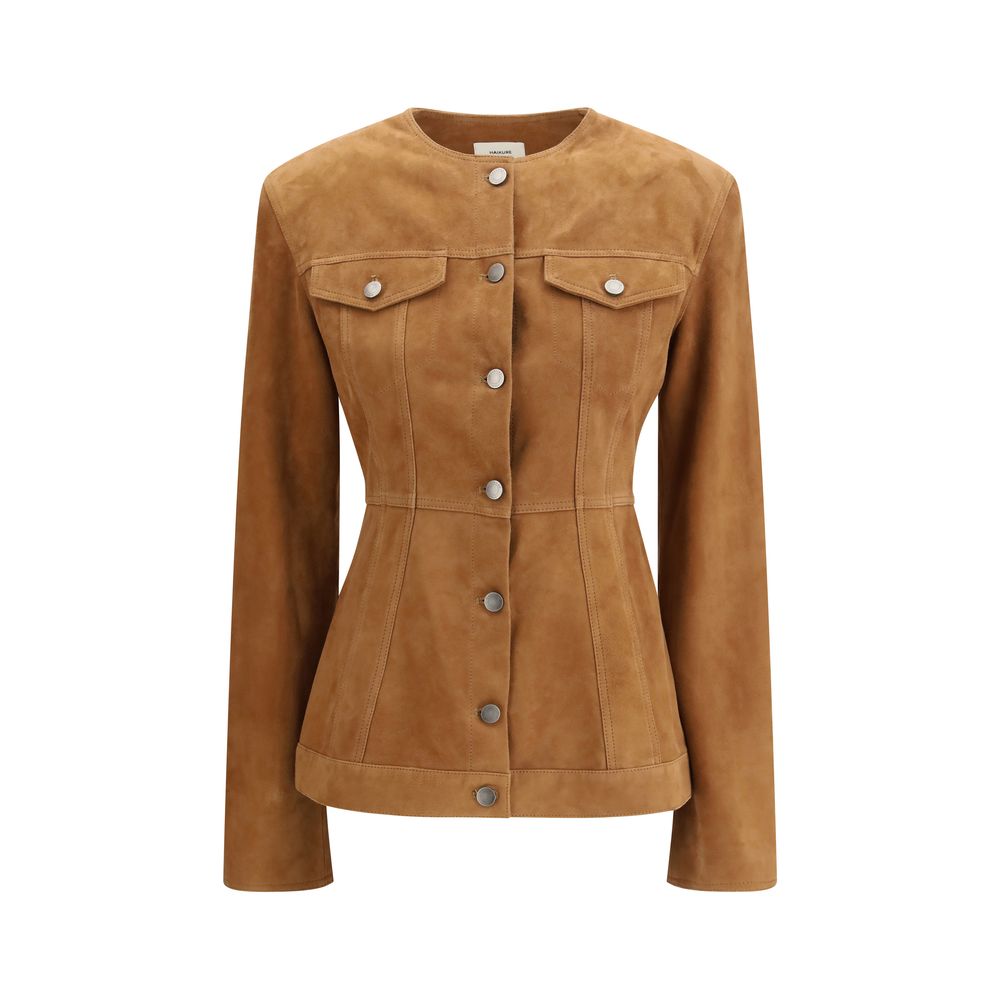 Haikure Brown Leather Jacket | Regal Royce