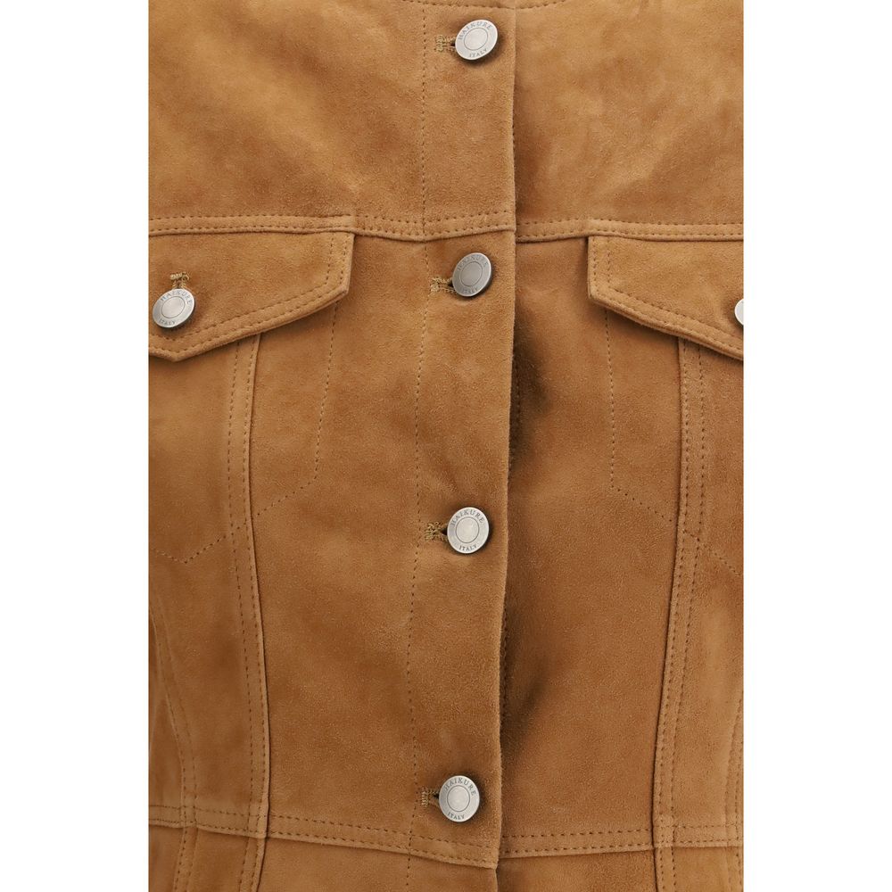 Haikure Brown Leather Jacket | Regal Royce